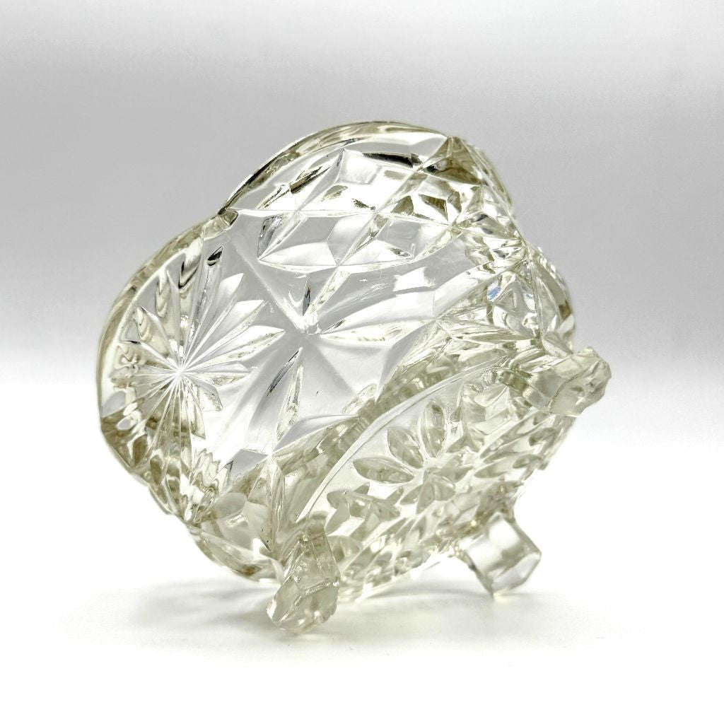 英国ヴィンテージ ガラスボウル