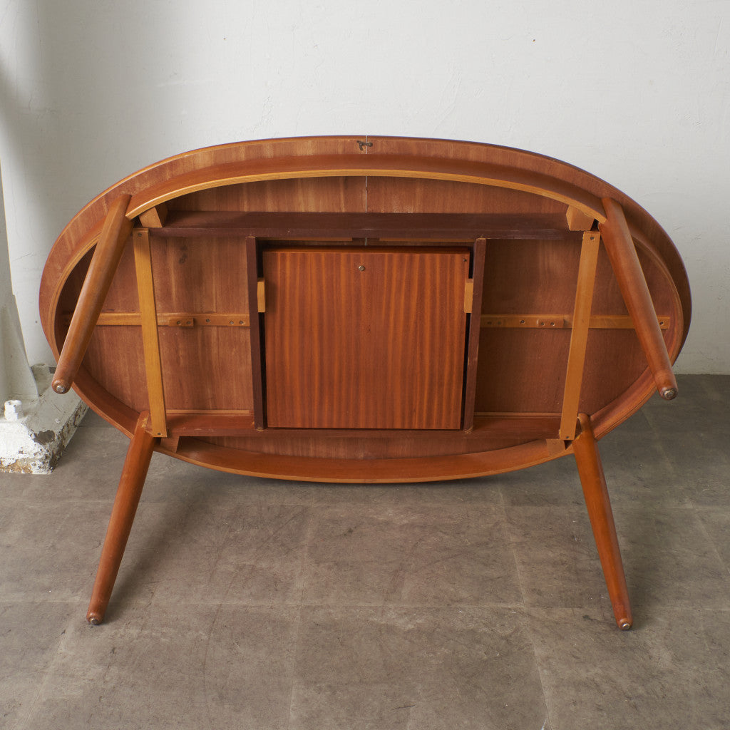 ヴィンテージ エクステンション オーバルダイニングテーブル