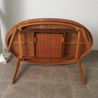 ヴィンテージ エクステンション オーバルダイニングテーブル