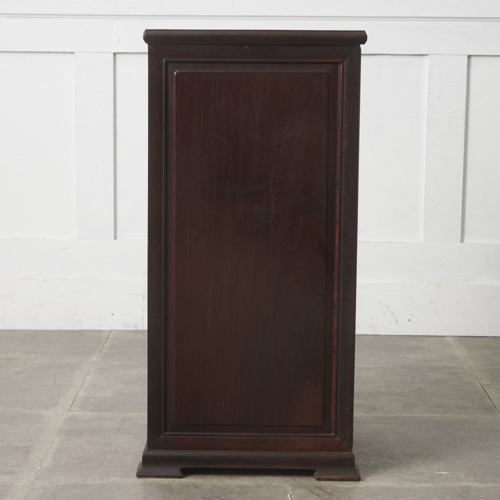 唐木 蛇腹扉 花梨材チェスト