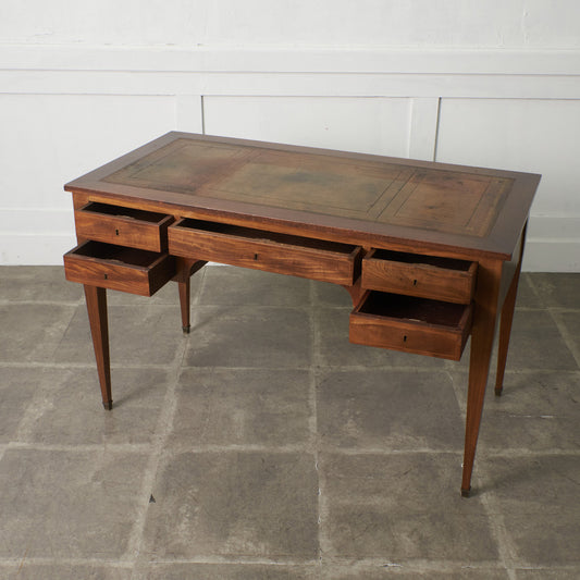 アンティーク マホガニー材 両袖デスク