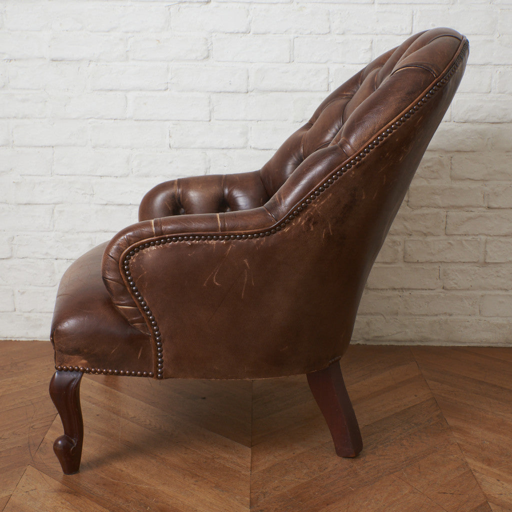 アンティーク チェスターフィールド クラブチェア