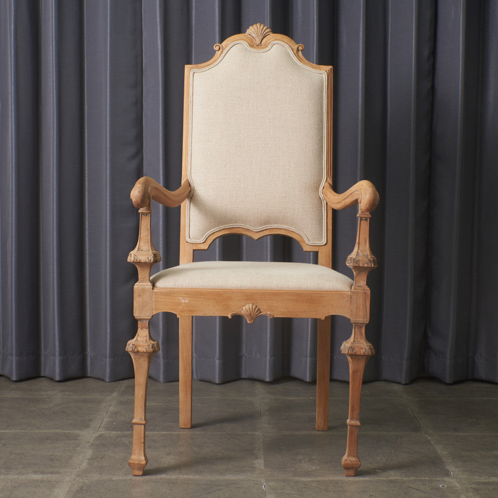 ストリップド加工 アームチェア / 張替済