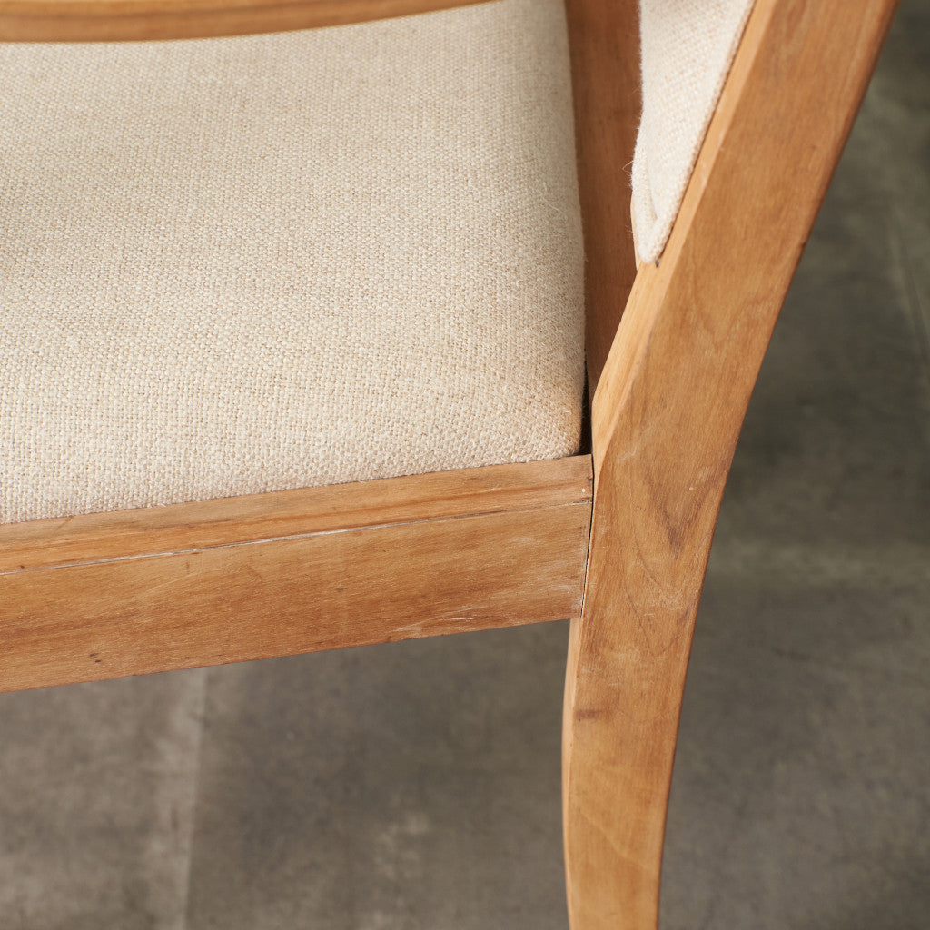 ストリップド加工 アームチェア / 張替済