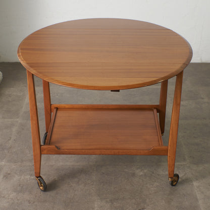 英国ヴィンテージ ドロップリーフトロリーワゴン