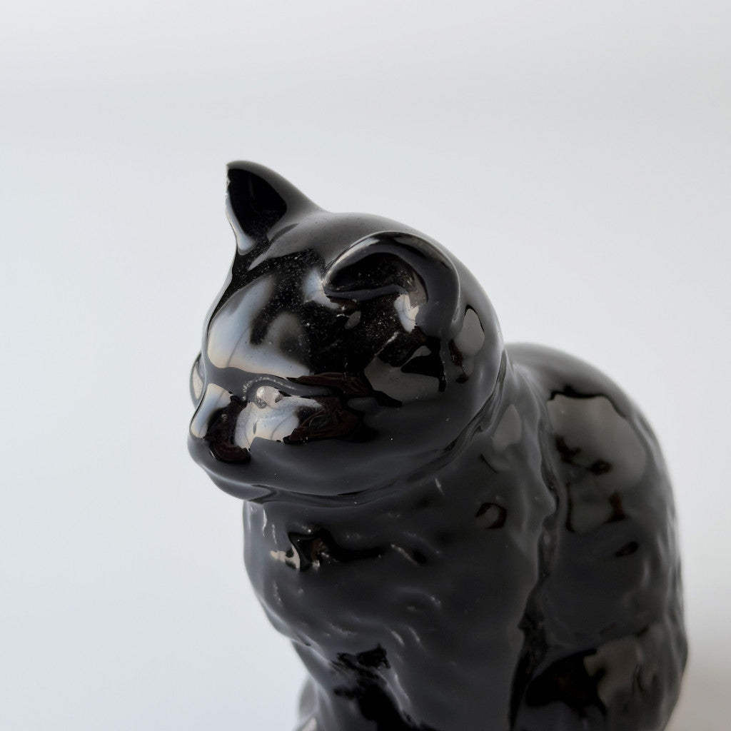 英国ヴィンテージ 黒猫のオブジェ