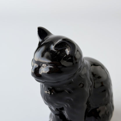 英国ヴィンテージ 黒猫のオブジェ