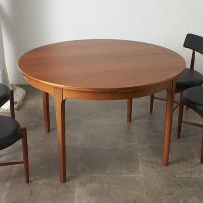 エクステンション ラウンド ダイニングテーブル