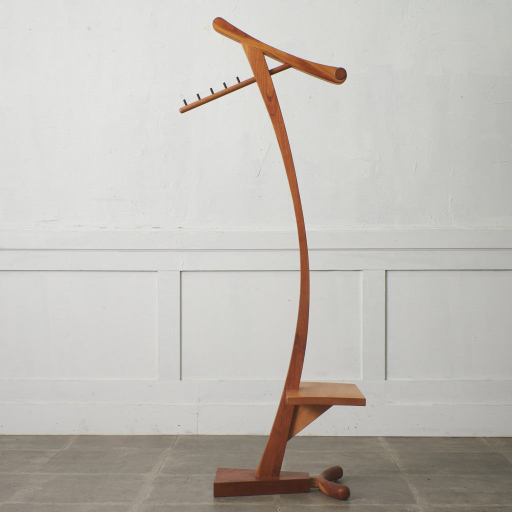 作家物 無垢材 コートハンガー