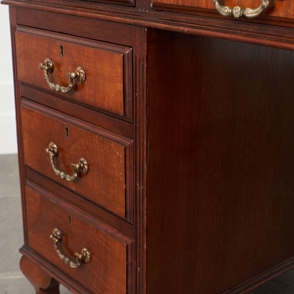 西欧アンティーク 両袖デスク