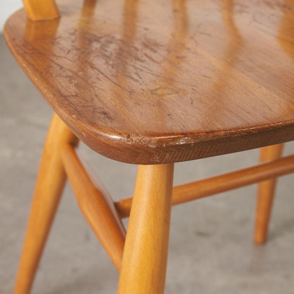 4本スポーク フープバックチェア