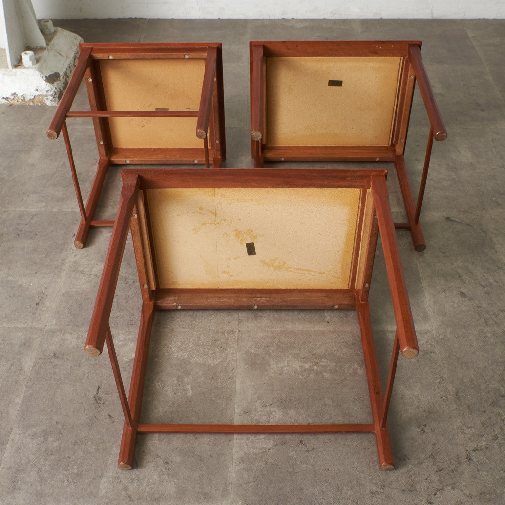 デンマーク TOFTEN タイルトップ ネストテーブル