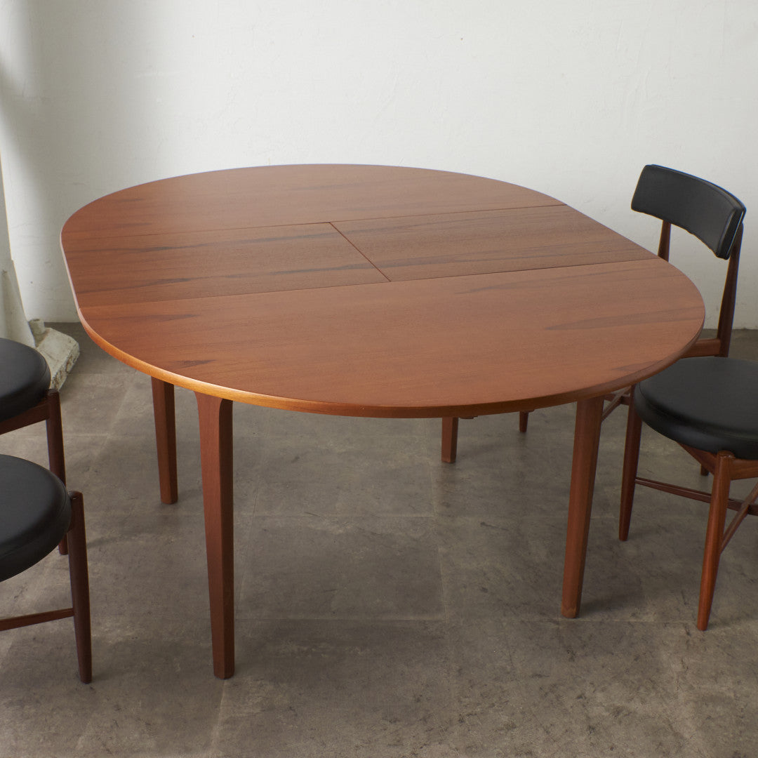 エクステンション ラウンド ダイニングテーブル