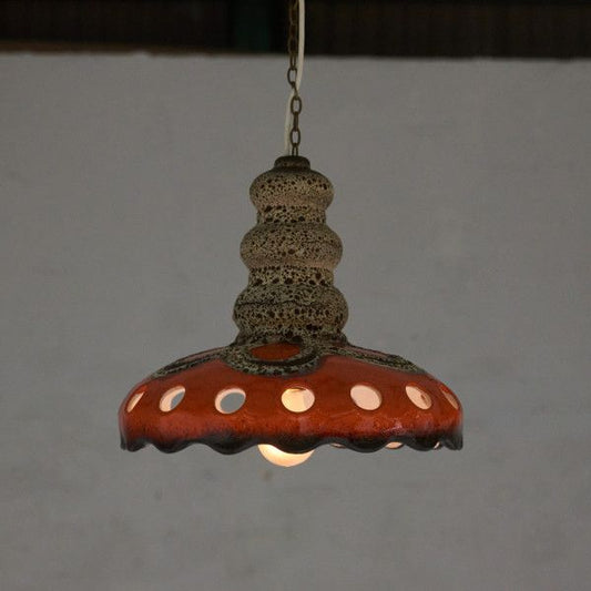 西ドイツヴィンテージ Fat lava ペンダントランプ|rocca rocca