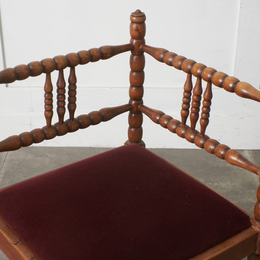 英国アンティーク ボビンフレームコーナーチェア – rocca rocca