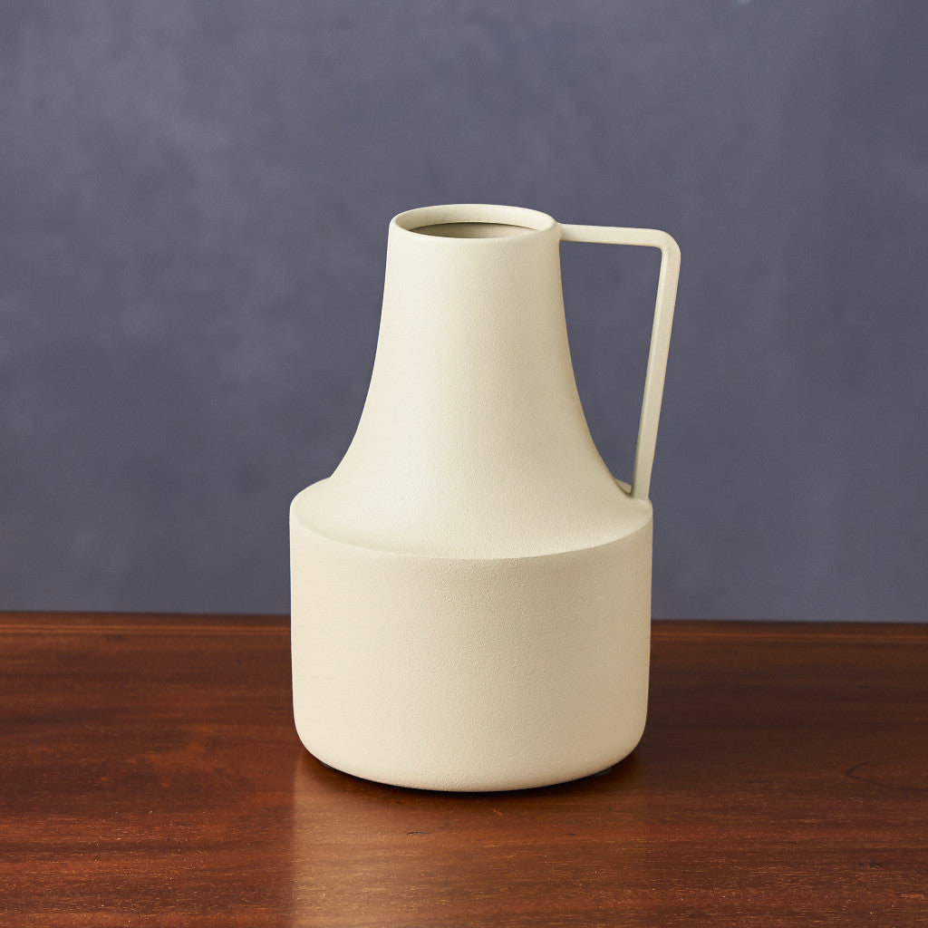 アイアンフラワーベース サンドベージュ