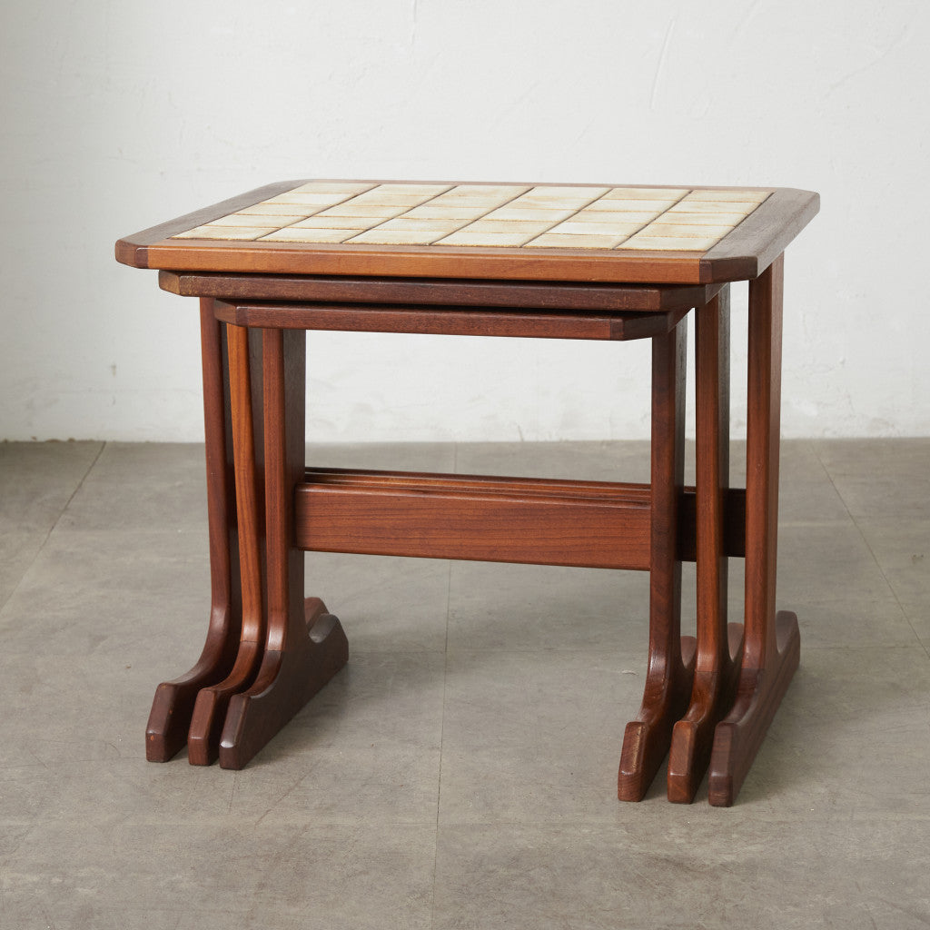 タイルトップ ネストテーブル (3585D)