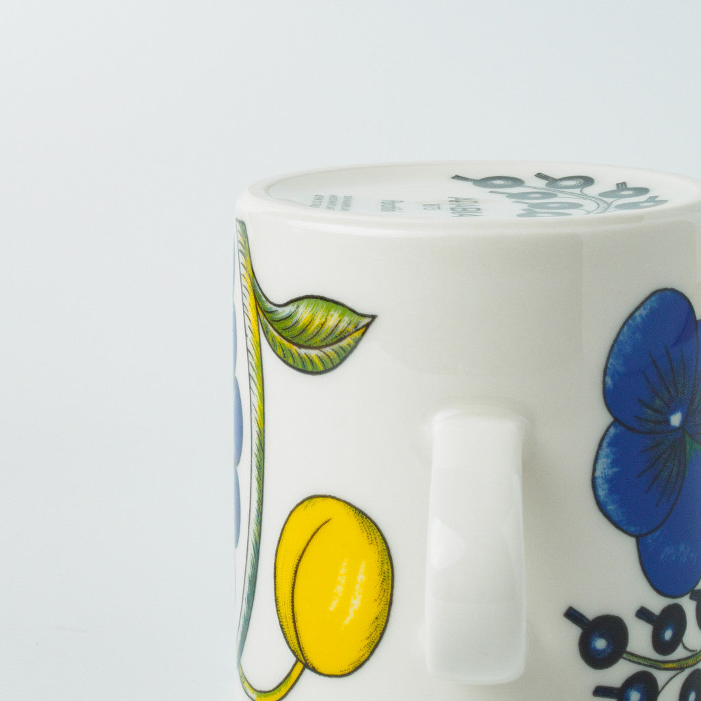 パラティッシ マグカップ 240ml ブルー&イエロー