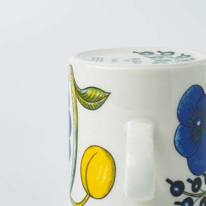 パラティッシ マグカップ 240ml ブルー&イエロー