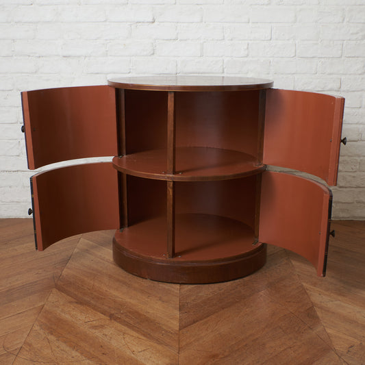 クラシック ブックモチーフ ドラムキャビネット