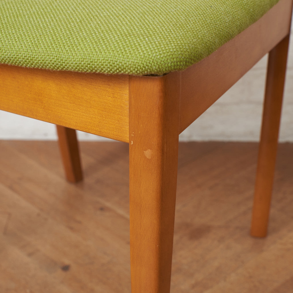 英国ヴィンテージ ダイニングチェア / 張替済