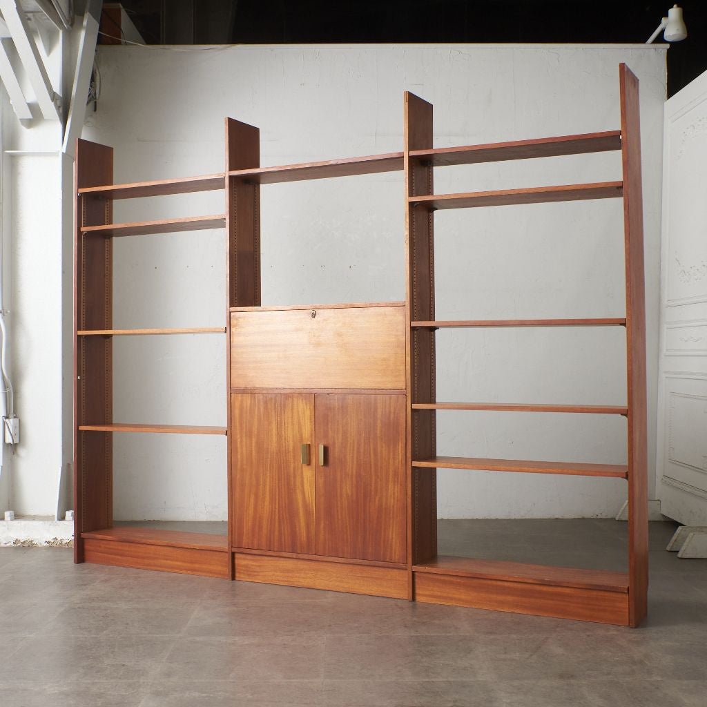 英国ヴィンテージ ウォールユニットシェルフ