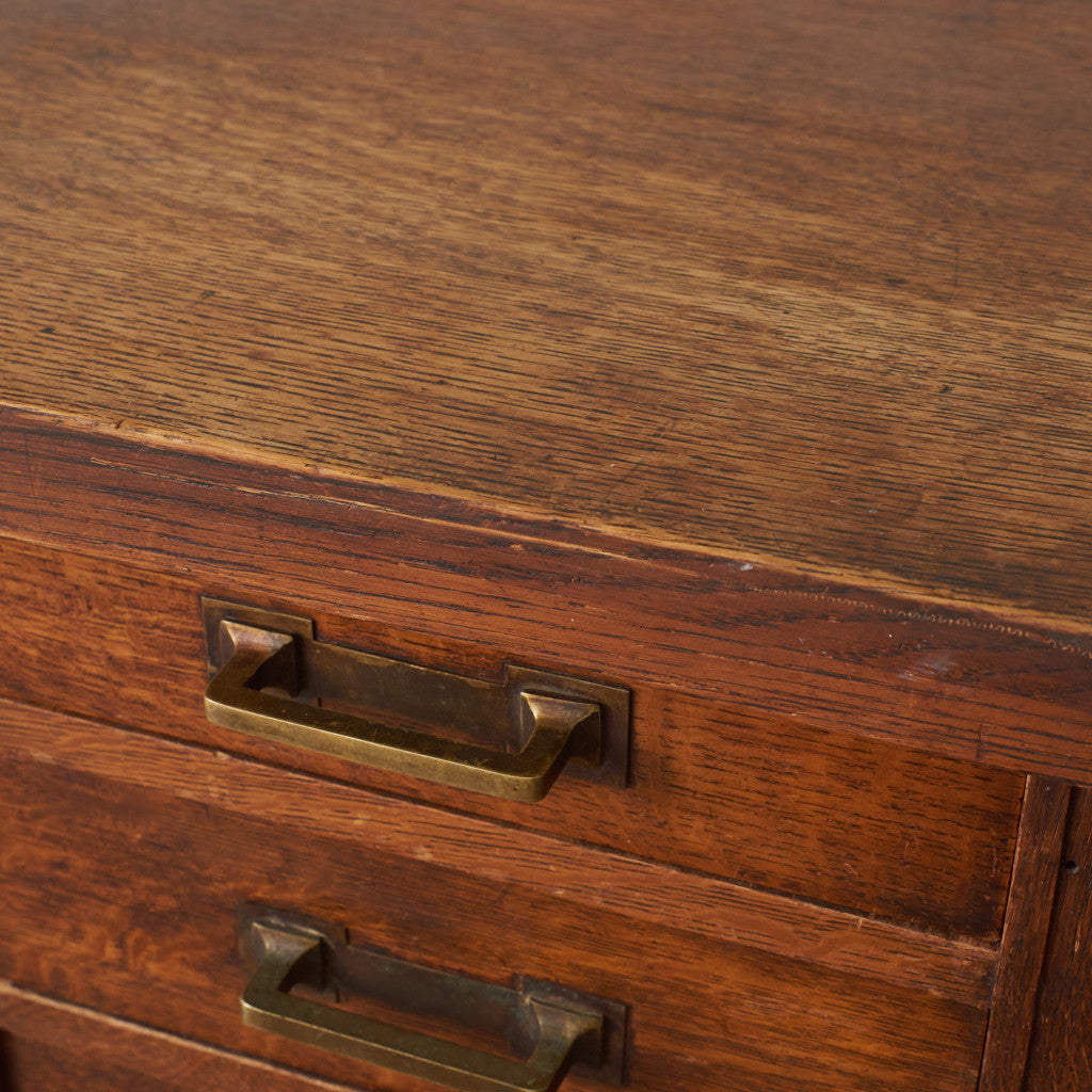 英国アンティーク 両袖デスク