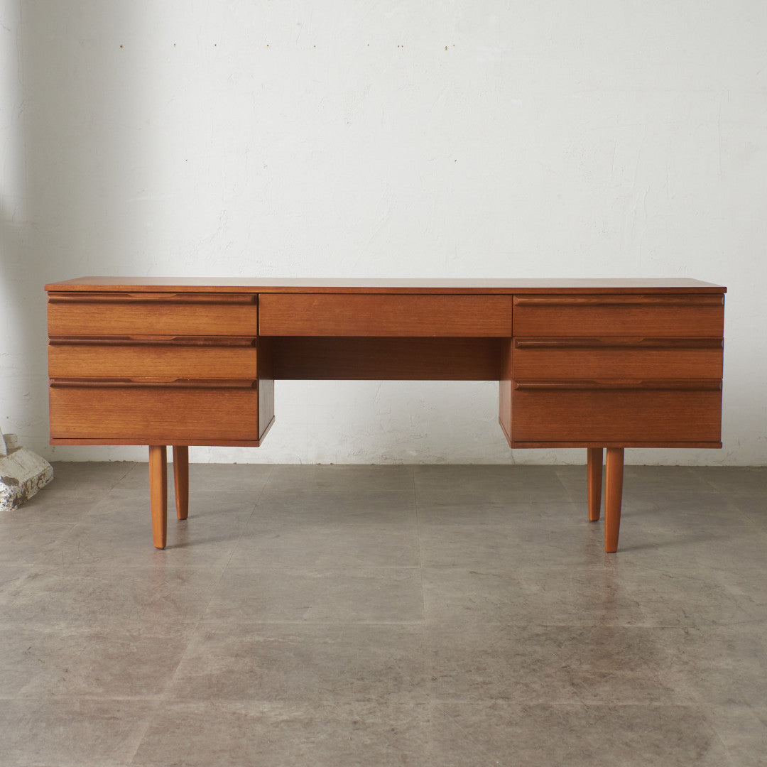 ヴィンテージ ドレッシングデスク / 両袖デスク