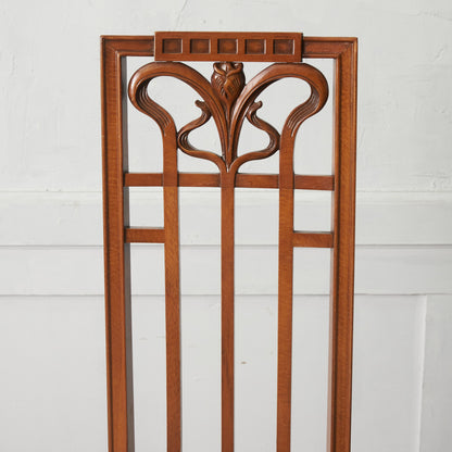 アールヌーボー ハイバックチェア / 張替済