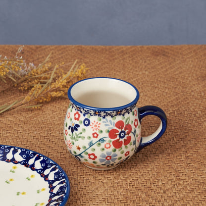 ポーリッシュポタリー マグカップ レッド