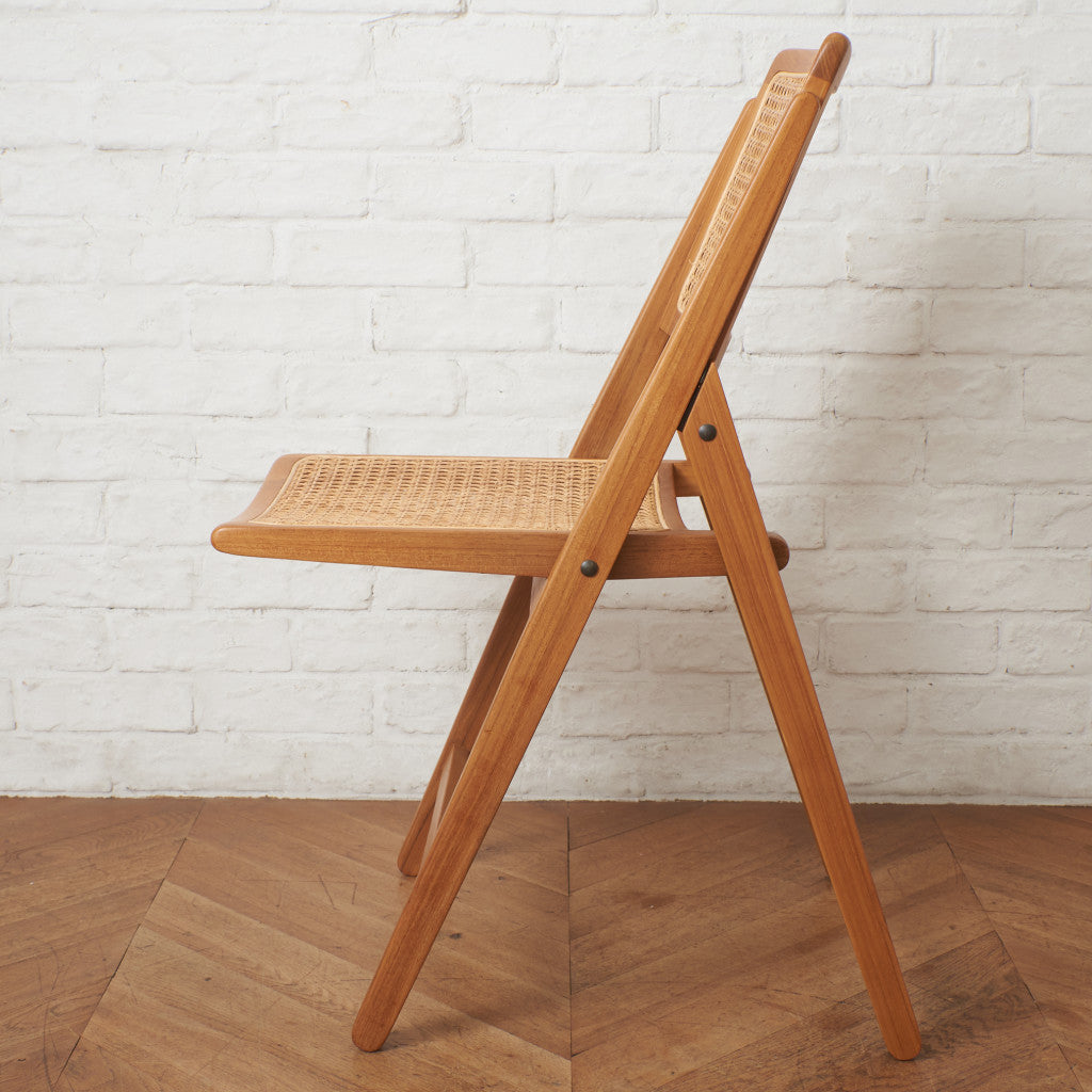 ラタン編み フォールディングチェア