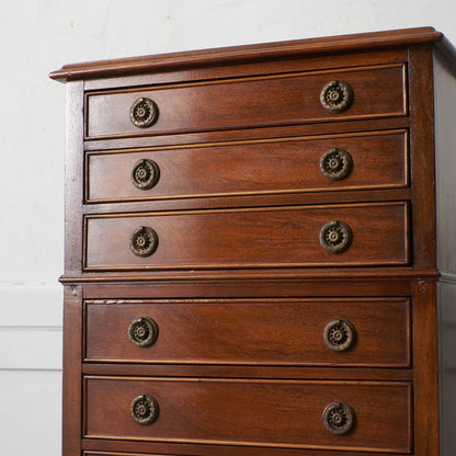 英国クラシック 11段 ハイチェスト