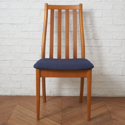 英国ヴィンテージ ダイニングチェア / 張替済