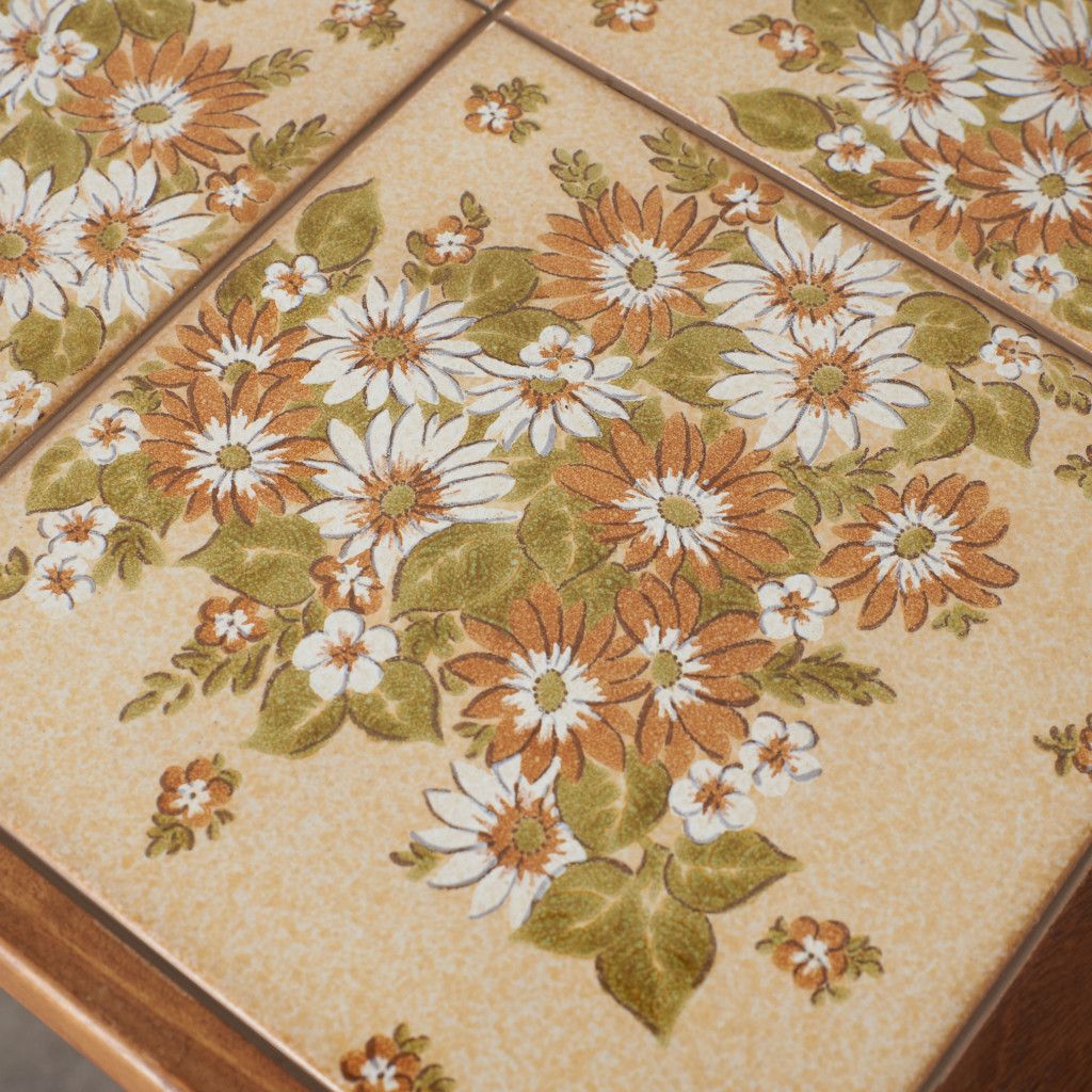 セラミックタイルトップ ネストテーブル (3575D)