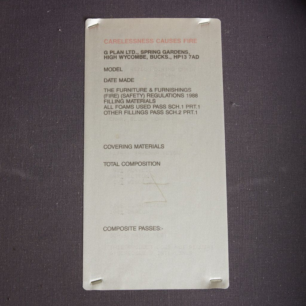 ヴィンテージ ダイニングチェア(4578D) 4脚セット｜ジープラン G-PLAN｜レスリー・G・ダンディ Leslie・G・Dandy