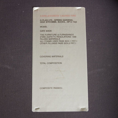 ヴィンテージ ダイニングチェア(4578D) 4脚セット｜ジープラン G-PLAN｜レスリー・G・ダンディ Leslie・G・Dandy