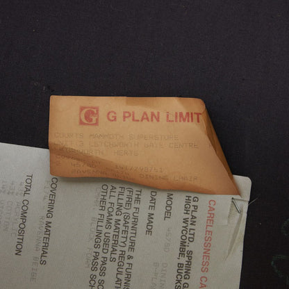 ヴィンテージ ダイニングチェア(4578D) 4脚セット｜ジープラン G-PLAN｜レスリー・G・ダンディ Leslie・G・Dandy