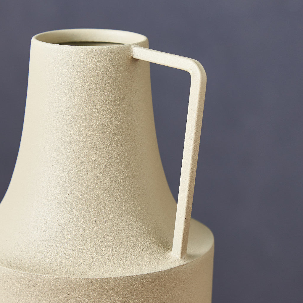 アイアンフラワーベース サンドベージュ