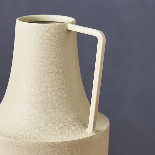 アイアンフラワーベース サンドベージュ