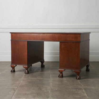 西欧アンティーク 両袖デスク