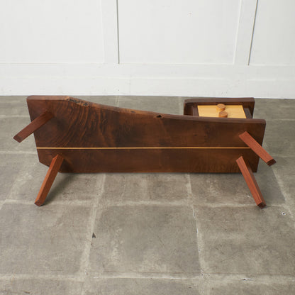 作家物 無垢材 ベンチ