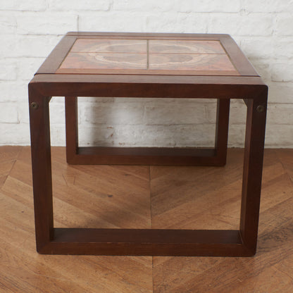 デンマークヴィンテージ タイルトップ コーヒーテーブル