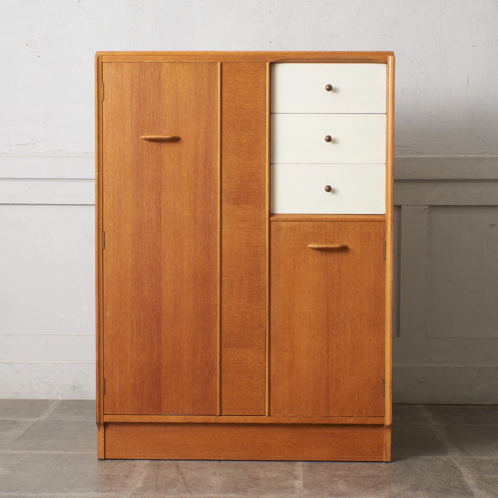 Chinese white トールボーイ ワードローブ