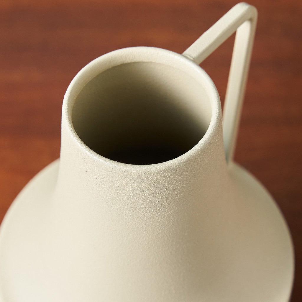 アイアンフラワーベース サンドベージュ