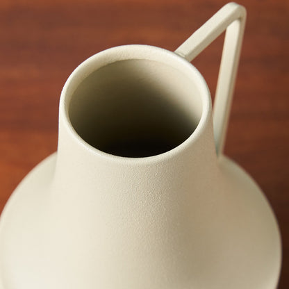 アイアンフラワーベース サンドベージュ