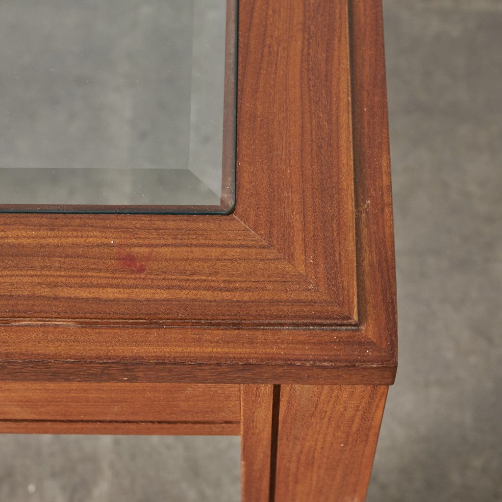 ロングジョン ガラストップ コーヒーテーブル (3578D)