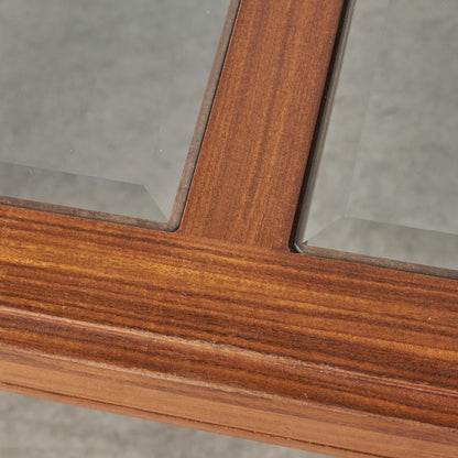 ロングジョン ガラストップ コーヒーテーブル (3578D)