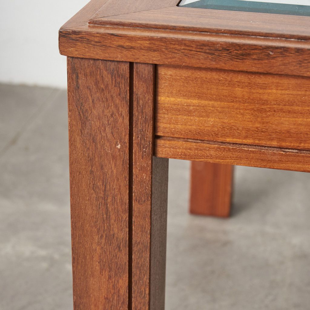 ロングジョン ガラストップ コーヒーテーブル (3578D)