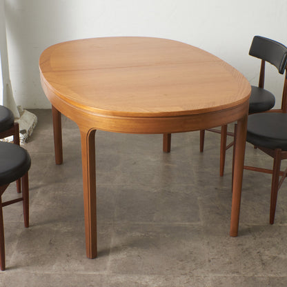 エクステンション オーバル ダイニングテーブル