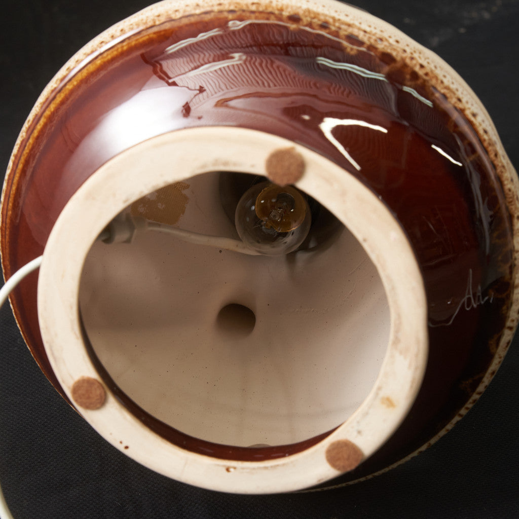 西ドイツヴィンテージ German Art Pottery テーブルランプ